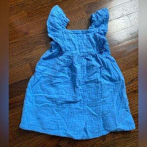 Baby GAP size 4 years toddler girl romper one piece ruffle sleeve shorts cotton
